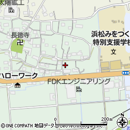 静岡県浜松市浜名区細江町広岡22周辺の地図