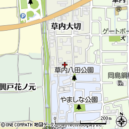 京都府京田辺市草内大切19-3周辺の地図