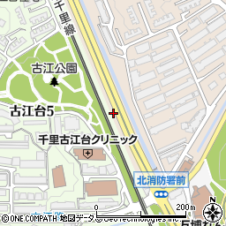 大阪府吹田市藤白台1丁目3-19周辺の地図