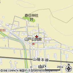 兵庫県姫路市勝原区山戸338周辺の地図
