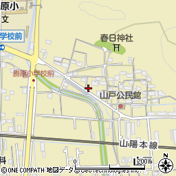 兵庫県姫路市勝原区山戸541周辺の地図
