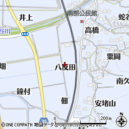 京都府綴喜郡井手町多賀八反田周辺の地図