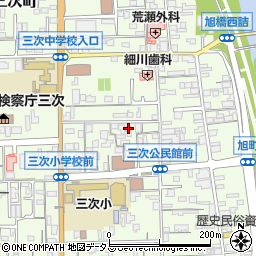 広島県三次市三次町1820周辺の地図