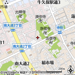 愛知県豊川市牛久保町八幡口112周辺の地図
