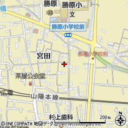 兵庫県姫路市勝原区宮田437周辺の地図