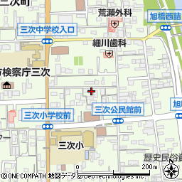 広島県三次市三次町1821周辺の地図