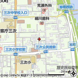 広島県三次市三次町1814周辺の地図