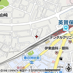 兵庫県姫路市飾磨区山崎159-5周辺の地図