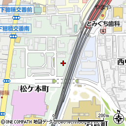 松ケ本公園トイレ周辺の地図