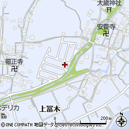 兵庫県加古川市志方町上冨木612-86周辺の地図