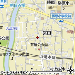兵庫県姫路市勝原区宮田401周辺の地図