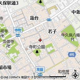 愛知県豊川市牛久保町八幡口1周辺の地図