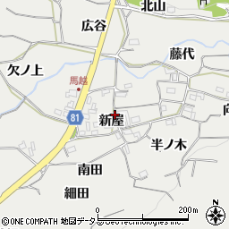 愛知県豊橋市石巻本町新屋周辺の地図