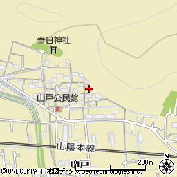 兵庫県姫路市勝原区山戸282周辺の地図