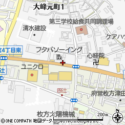 麺麓menroku周辺の地図