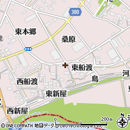 愛知県豊川市当古町東船渡40周辺の地図
