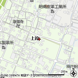 兵庫県姫路市四郷町上鈴292-11周辺の地図