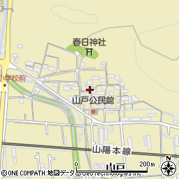 兵庫県姫路市勝原区山戸347周辺の地図