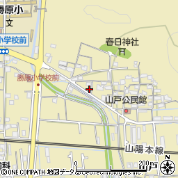 兵庫県姫路市勝原区山戸547周辺の地図