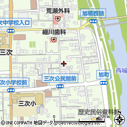 広島県三次市三次町1551周辺の地図