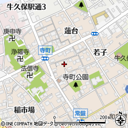 愛知県豊川市牛久保町八幡口10周辺の地図