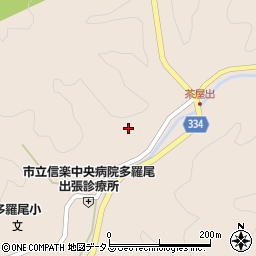 滋賀県甲賀市信楽町多羅尾1862周辺の地図