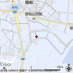 兵庫県加古川市志方町投松812周辺の地図