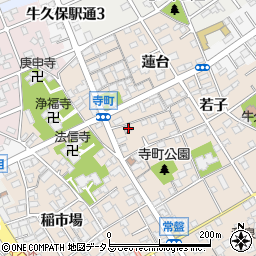 愛知県豊川市牛久保町八幡口13周辺の地図
