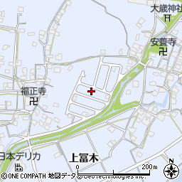 兵庫県加古川市志方町上冨木612-80周辺の地図