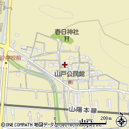 兵庫県姫路市勝原区山戸348周辺の地図