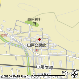 兵庫県姫路市勝原区山戸340周辺の地図