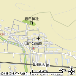 兵庫県姫路市勝原区山戸339周辺の地図