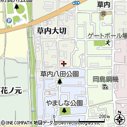 京都府京田辺市草内大切60-9周辺の地図