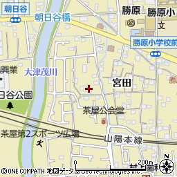 兵庫県姫路市勝原区宮田403周辺の地図