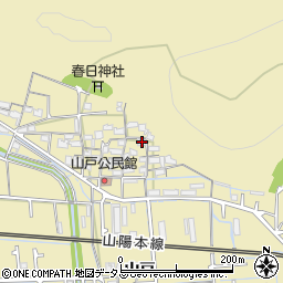 兵庫県姫路市勝原区山戸443周辺の地図