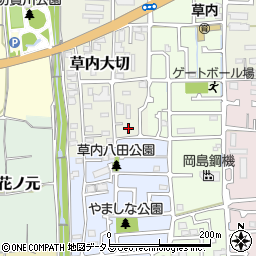 京都府京田辺市草内大切52周辺の地図