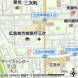 広島県三次市三次町1786周辺の地図