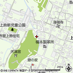 兵庫県姫路市四郷町上鈴1-1周辺の地図