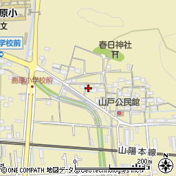 兵庫県姫路市勝原区山戸544周辺の地図