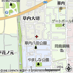 京都府京田辺市草内大切60周辺の地図