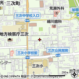 広島県三次市三次町1801周辺の地図