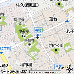 愛知県豊川市牛久保町八幡口86周辺の地図