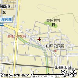 兵庫県姫路市勝原区山戸561周辺の地図