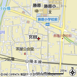 兵庫県姫路市勝原区宮田463周辺の地図