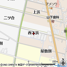 愛知県西尾市一色町赤羽西下浜周辺の地図