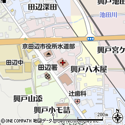 京田辺市社会福祉協議会ホームヘルプセンター周辺の地図