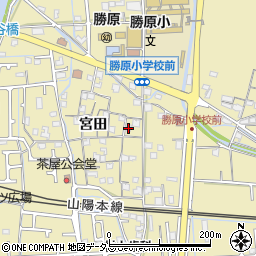 兵庫県姫路市勝原区宮田467周辺の地図