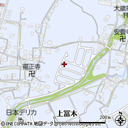 兵庫県加古川市志方町上冨木612-93周辺の地図