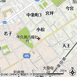 尾崎屋漆器店周辺の地図