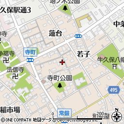 愛知県豊川市牛久保町八幡口2周辺の地図